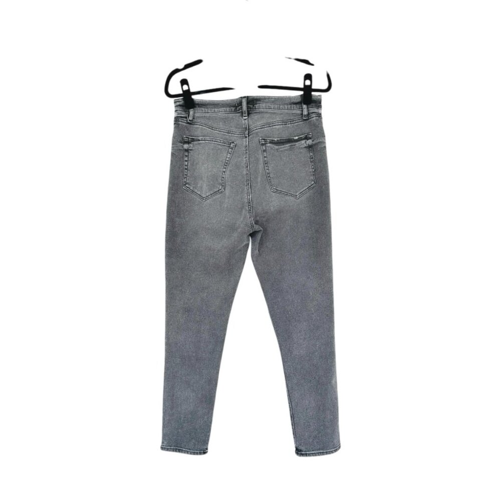 LOFT Button Front High Rise Skinny Jeans - Picture 6 of 7